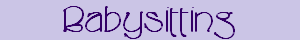 Babysitting